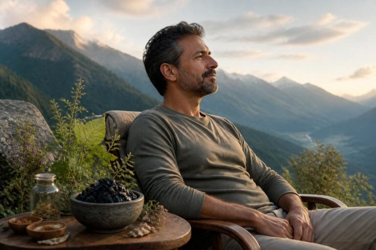 Shilajit et andropause : soulager les symptômes naturellement 2 Découvrez comment le Shilajit peut aider à soulager naturellement les symptômes de l'andropause, améliorant bien-être et vitalité masculine.