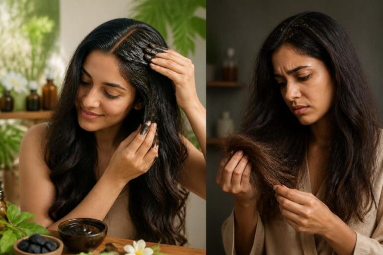 Shilajit et soin des cheveux : bénéfique ou nuisible ? 2 Découvrez les bienfaits et les éventuels risques du Shilajit dans le soin des cheveux pour une chevelure saine et éclatante.